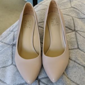 Cream colored women's heels